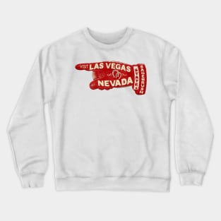 Vintage Las Vegas Nevada Travel Good Luck Sagebrush State Horse Shoes Crewneck Sweatshirt